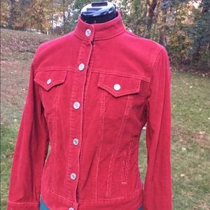 GAP Red Corduroy Women’s Jacket Size XS-S